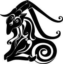 Capricorn Astrology Zodiac Sign Cut Out Vinyl Decal