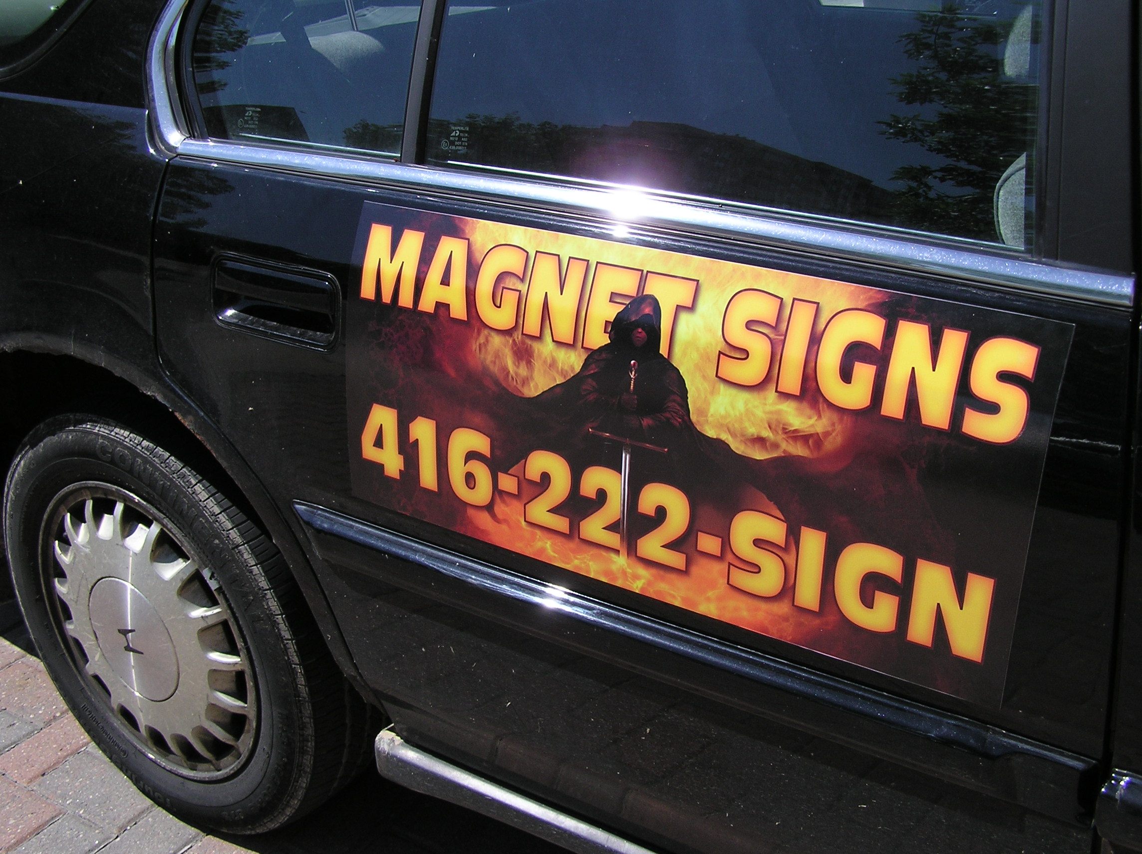 Magnet Car Sign Knight Magnet Car Sign Knight