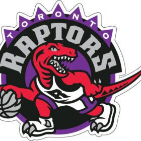 Toronto Raptors NBA Logo Blue vinyl sticker