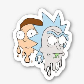 Rick & Morty Drip vinyl sticker