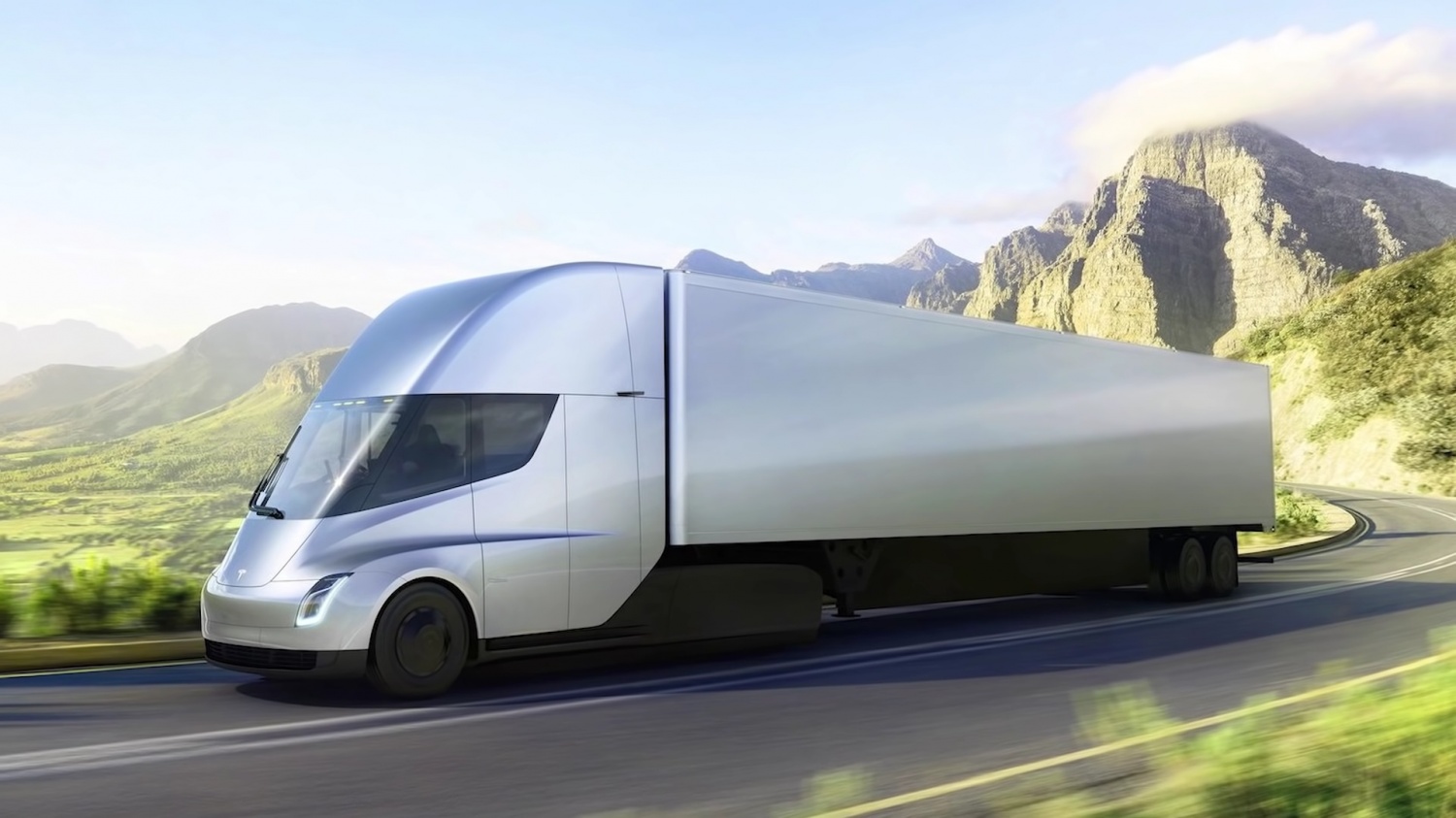 Elon Musk New Driverless Truck Tesla Motors